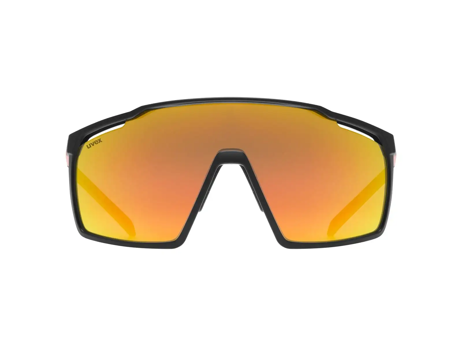 Uvex MTN Perform cyklistické okuliare Black Red M/Mirror Red