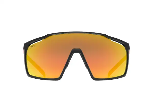 Uvex MTN Perform cyklistické okuliare Black Red M/Mirror Red