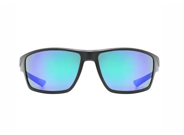 Uvex Sportstyle 230 okuliare Black Matt/Mirror Green