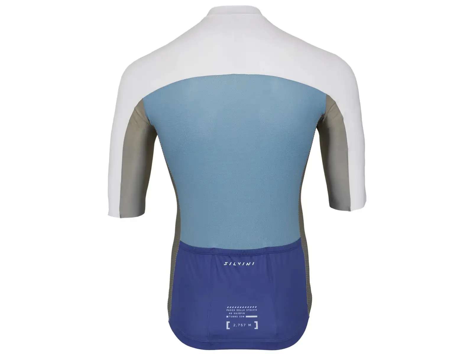 Silvini Stelvio pánsky dres krátky rukáv Cloud/Blue