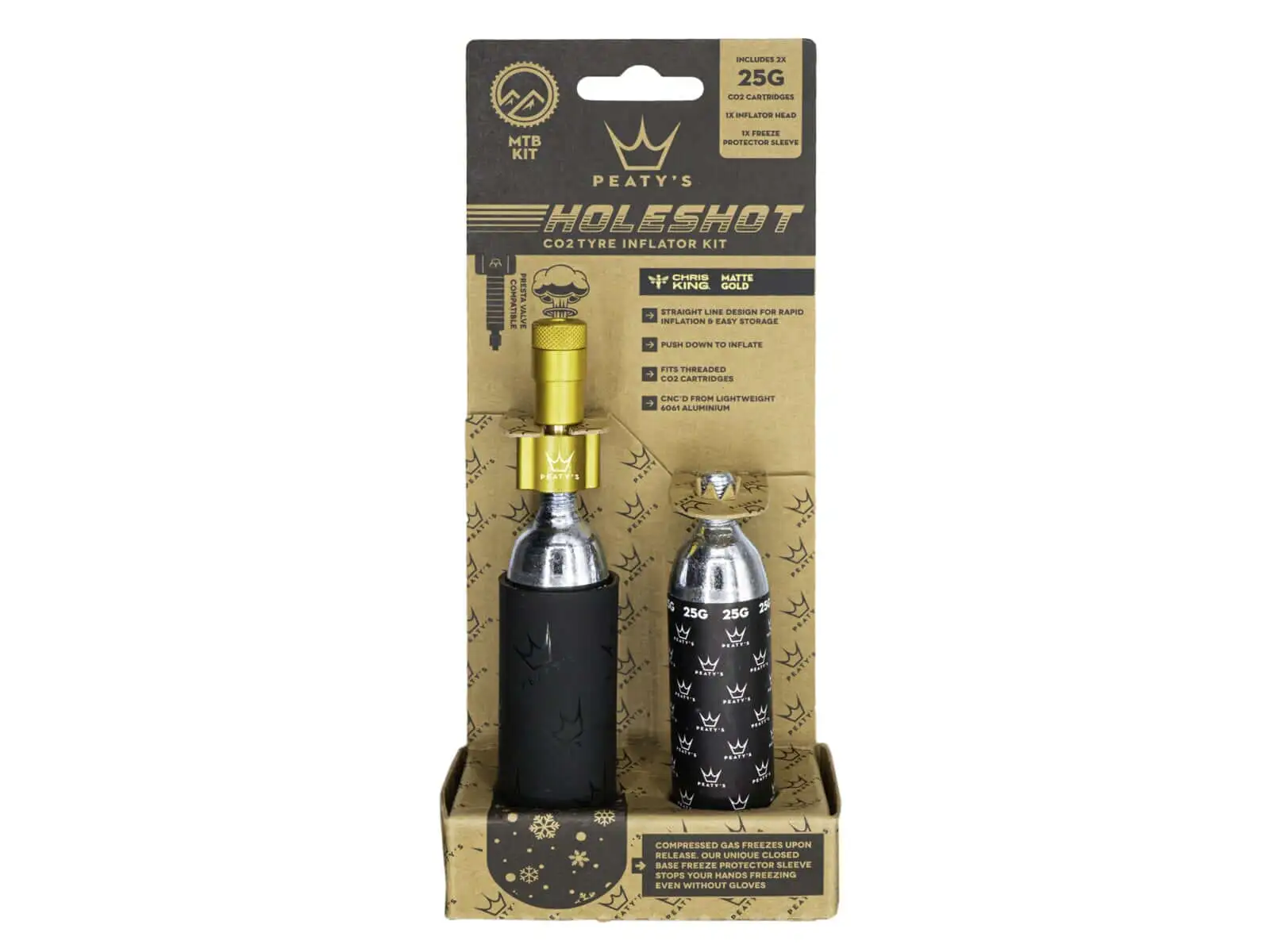 Peatys Holeshot CO2 set 25 g Gold