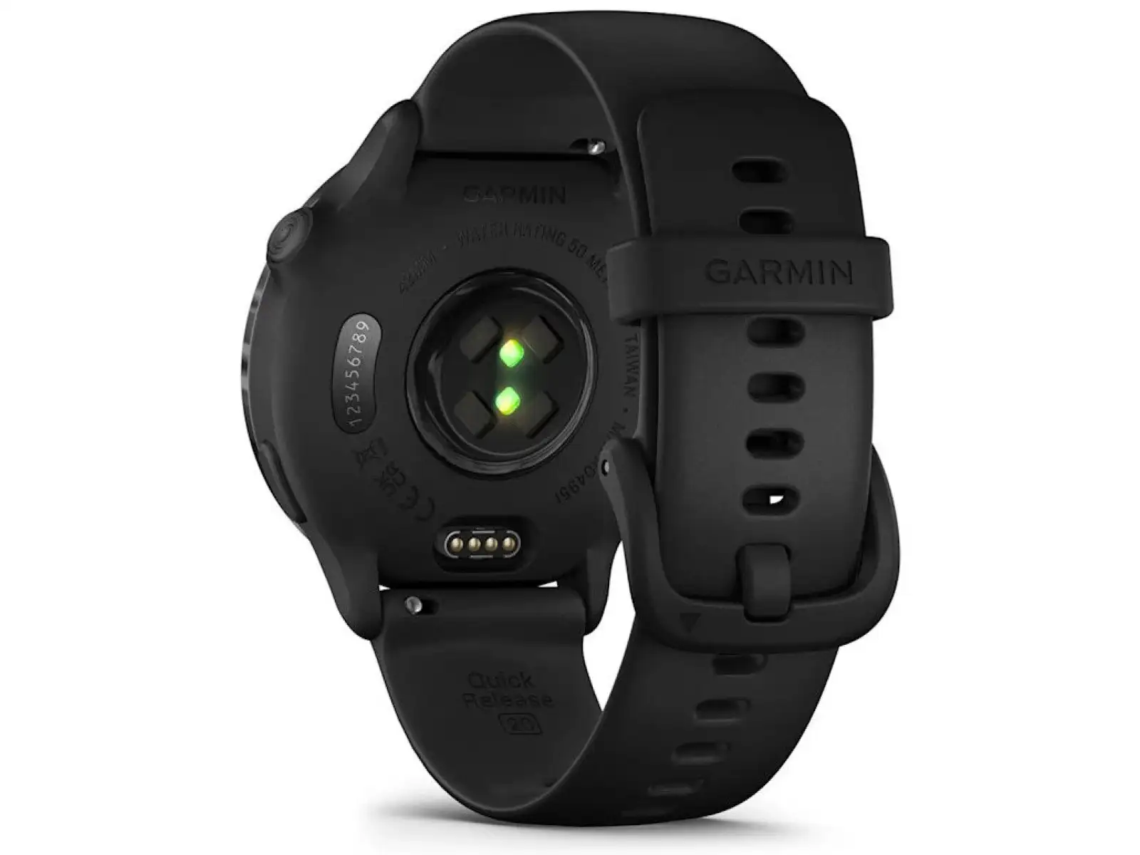 Garmin vívoactive 6 inteligentné hodinky Slate silikónový remienok Black