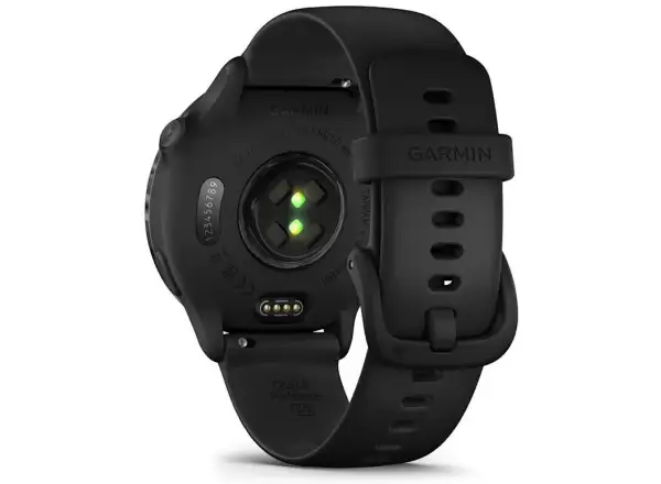 Garmin vívoactive 6 inteligentné hodinky Slate silikónový remienok Black