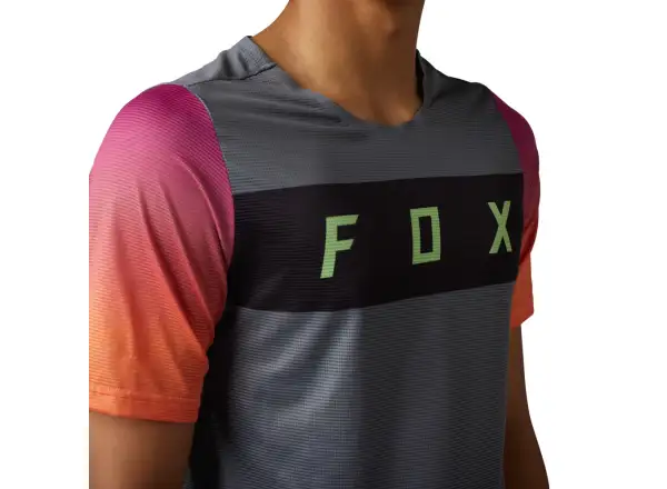 Fox Flexair Arcadia pánsky dres krátky rukáv Pewter