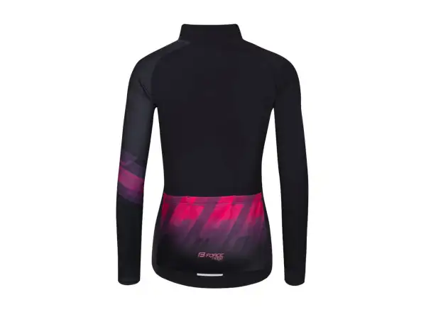 Force Ridge Lady dámsky dres s dlhým rukávom black/pink