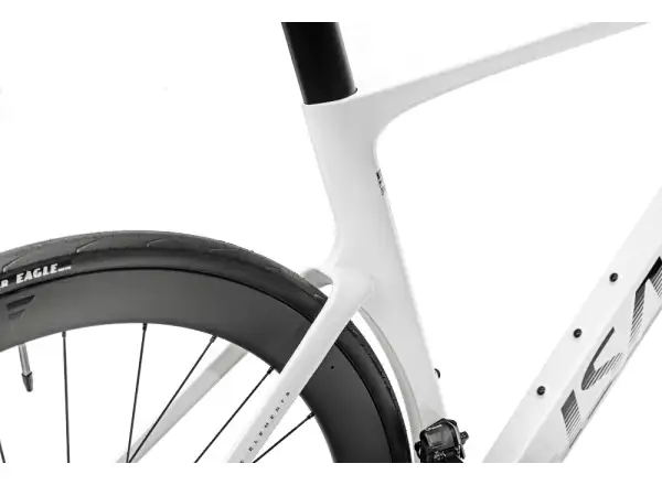 Isaac Meson Ultegra Di2 cestný bicykel Mineral White