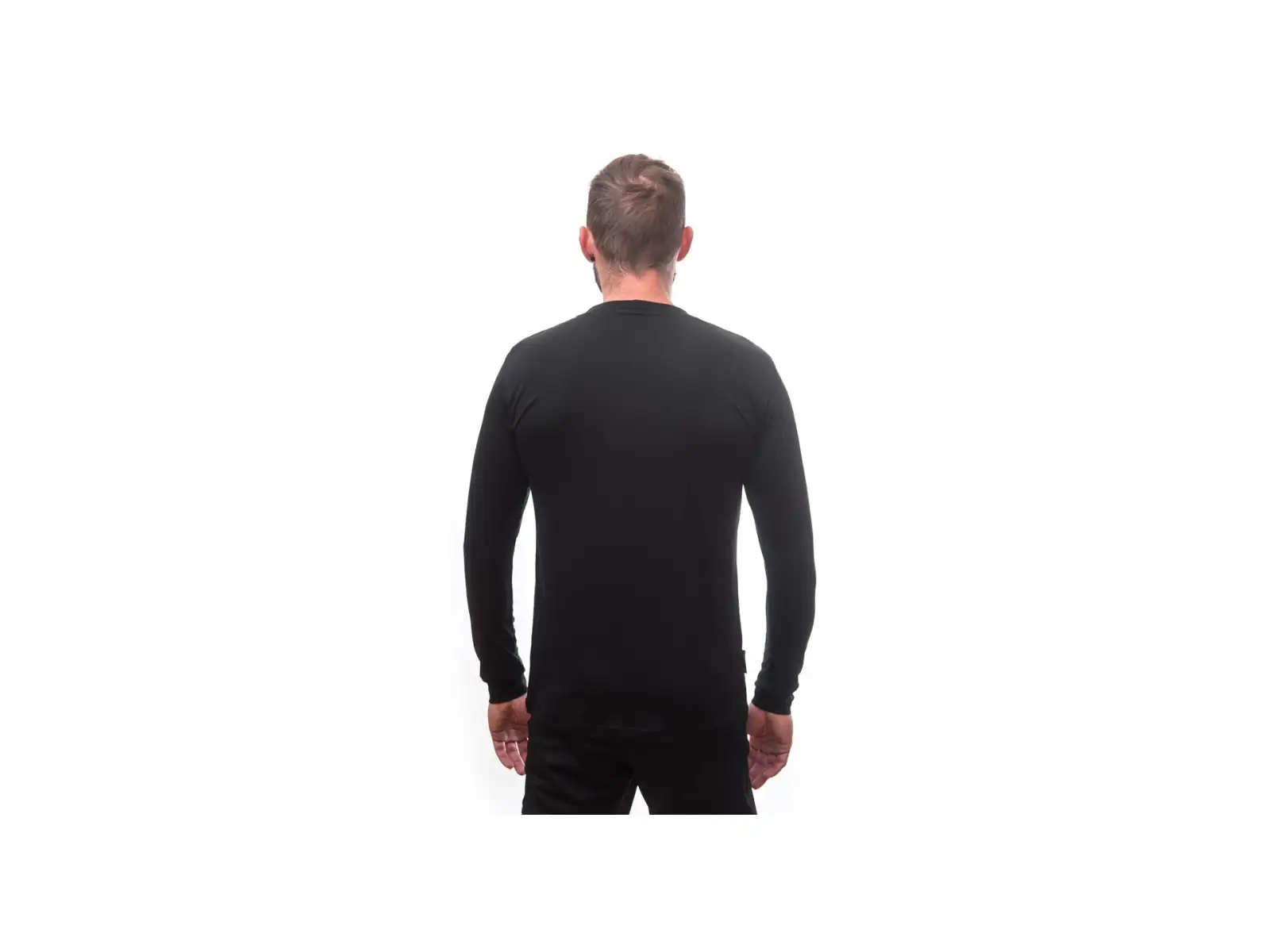 Sensor Merino Active PT Van Life pánske tričko dlhý rukáv čierna