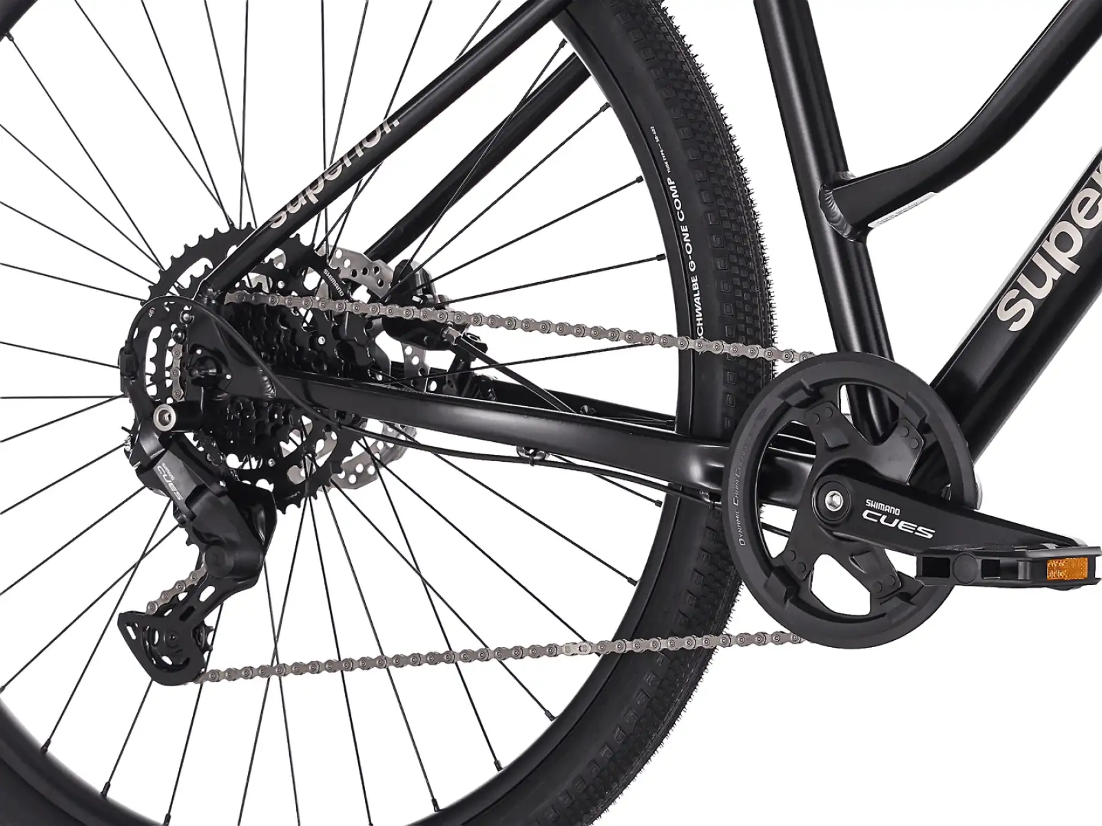 Superior Blox 6.4 MS mestský bicykel Matte Black