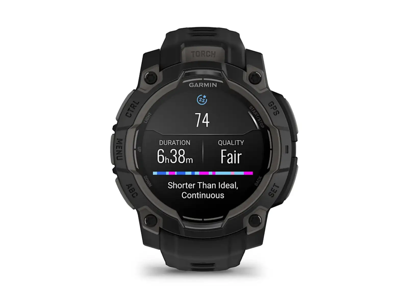 Garmin Instinct 3 Amoled 45 mm inteligentné hodinky Black/Black remienok