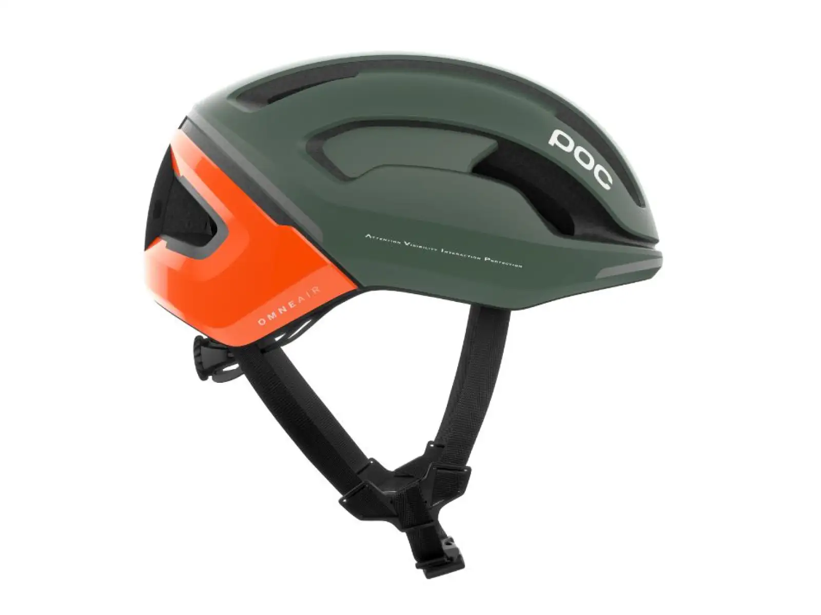 POC Omne Beacon MIPS cyklistická prilba Fluorescent Orange AVIP/Epidote Green Matt