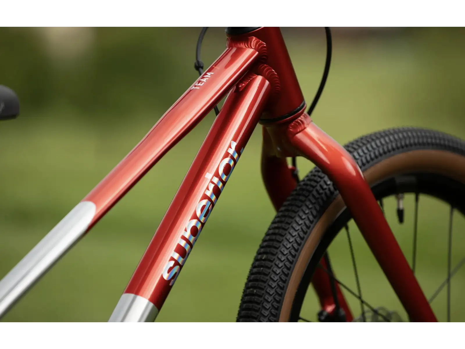 Superior TEAM 20 detský bicykel Gloss Brushed Alu / Red