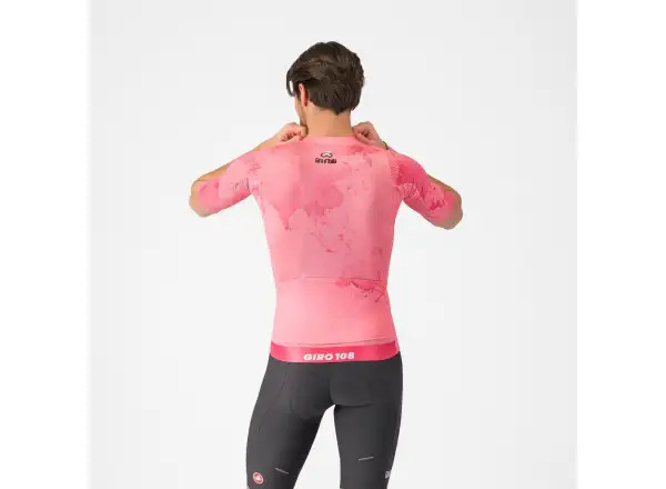 Castelli Giro 108 Race 8S pánsky dres krátky rukáv Rosa Giro