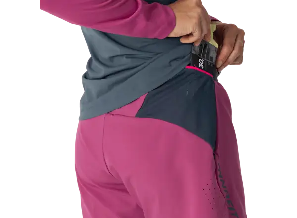 Dynafit Alpine Pro 2v1 dámske bežecké kraťasy Magenta