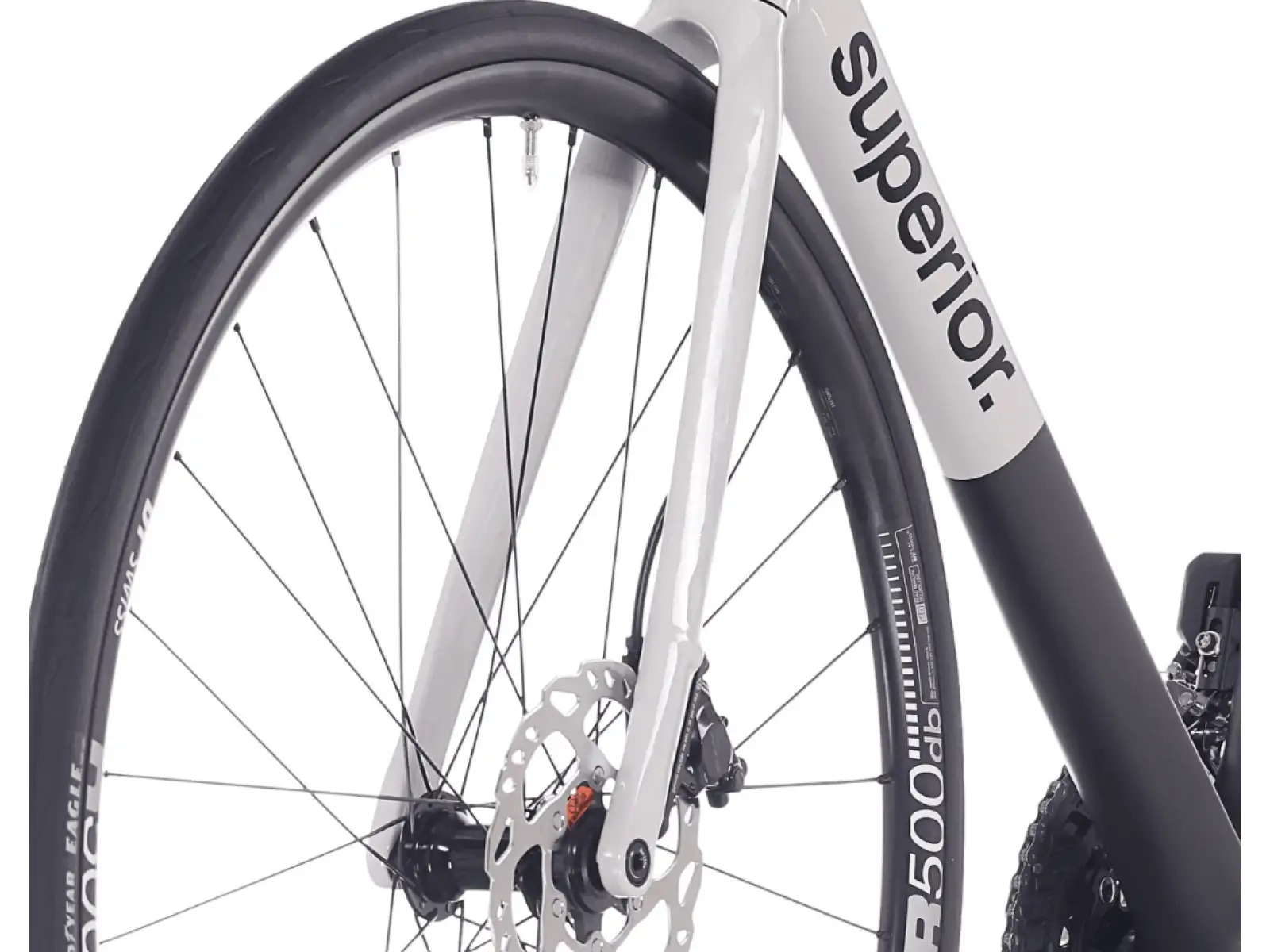 Superior RR 9.5 cestný bicykel Matte Carbon / White