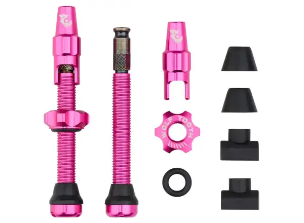 Wolf Tooth bezdušové ventilky Click Valve kit 44mm ružová
