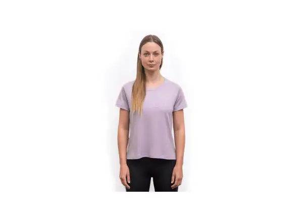 Sensor Merino Blend Elements Dámske tričko krátky rukáv Mystic Violet
