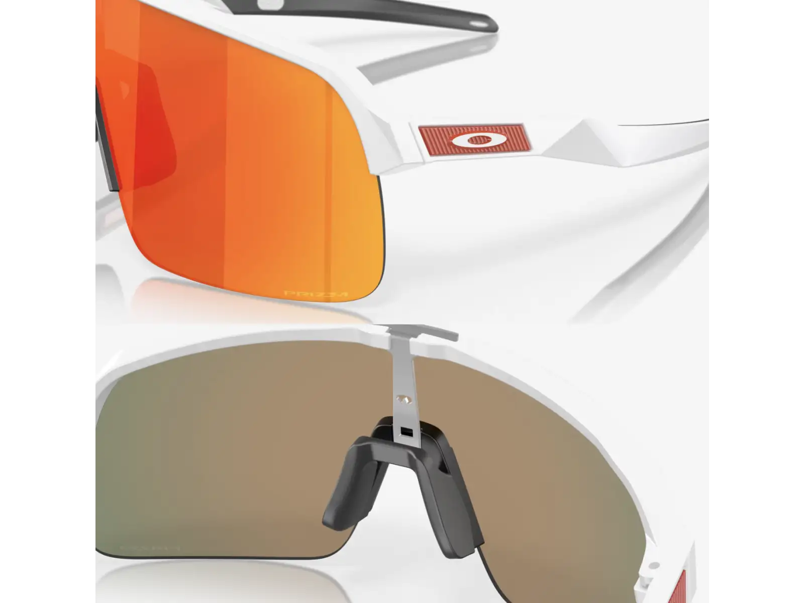 Oakley Sutro Lite slnečné okuliare Matte White/Prizm Ruby