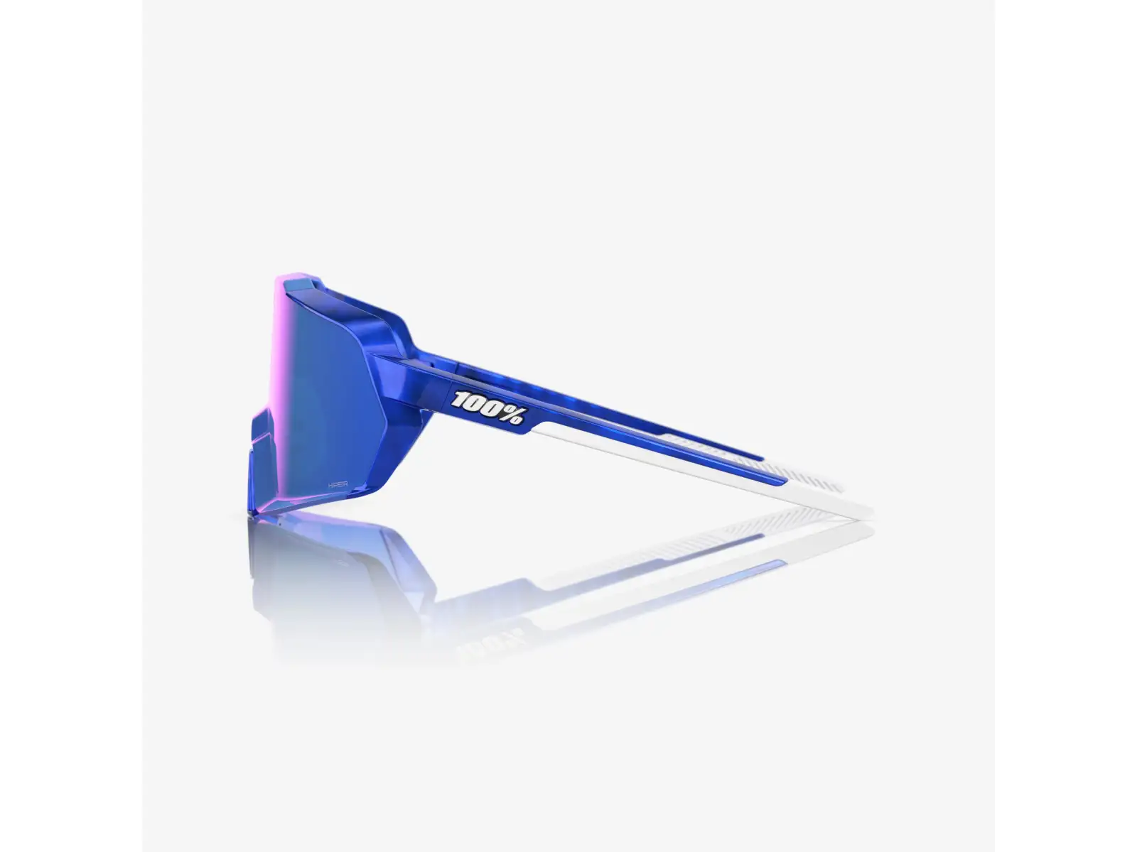 100% Korbin RBH okuliare Gloss Blue Holographic/HiPER Royal Blue Mirror Lens