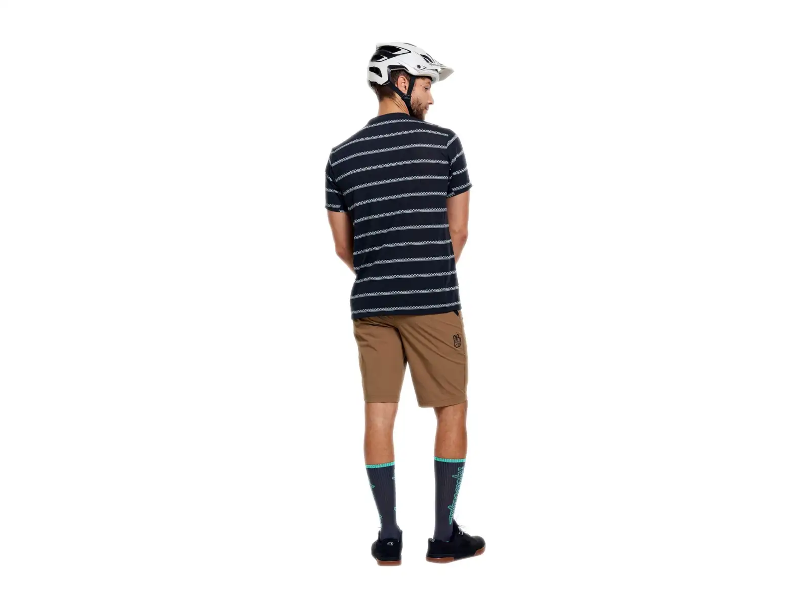 Troy Lee Designs Skyline Ride pánsky dres krátky rukáv Checked Out Carbon