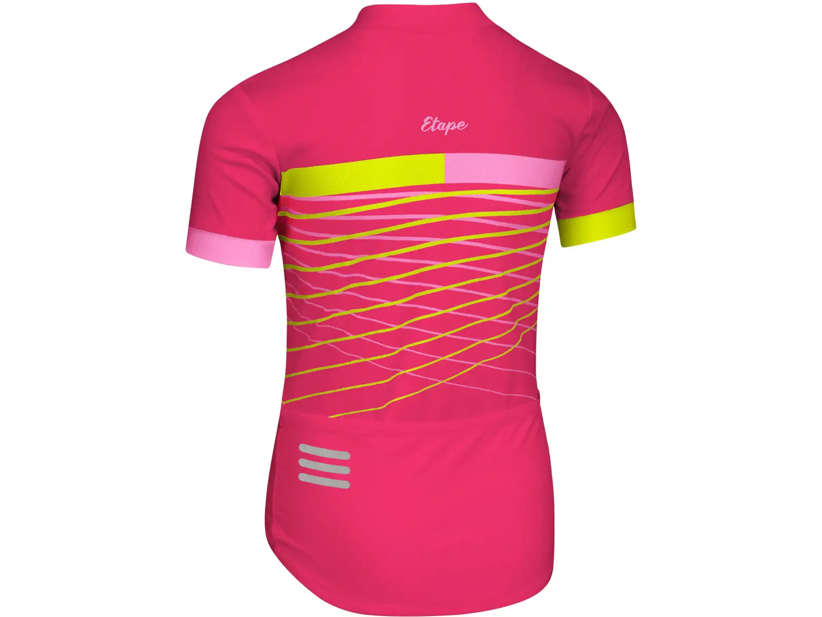 Etape Lucky detský dres ružová/limetka