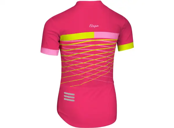 Etape Lucky detský dres ružová/limetka