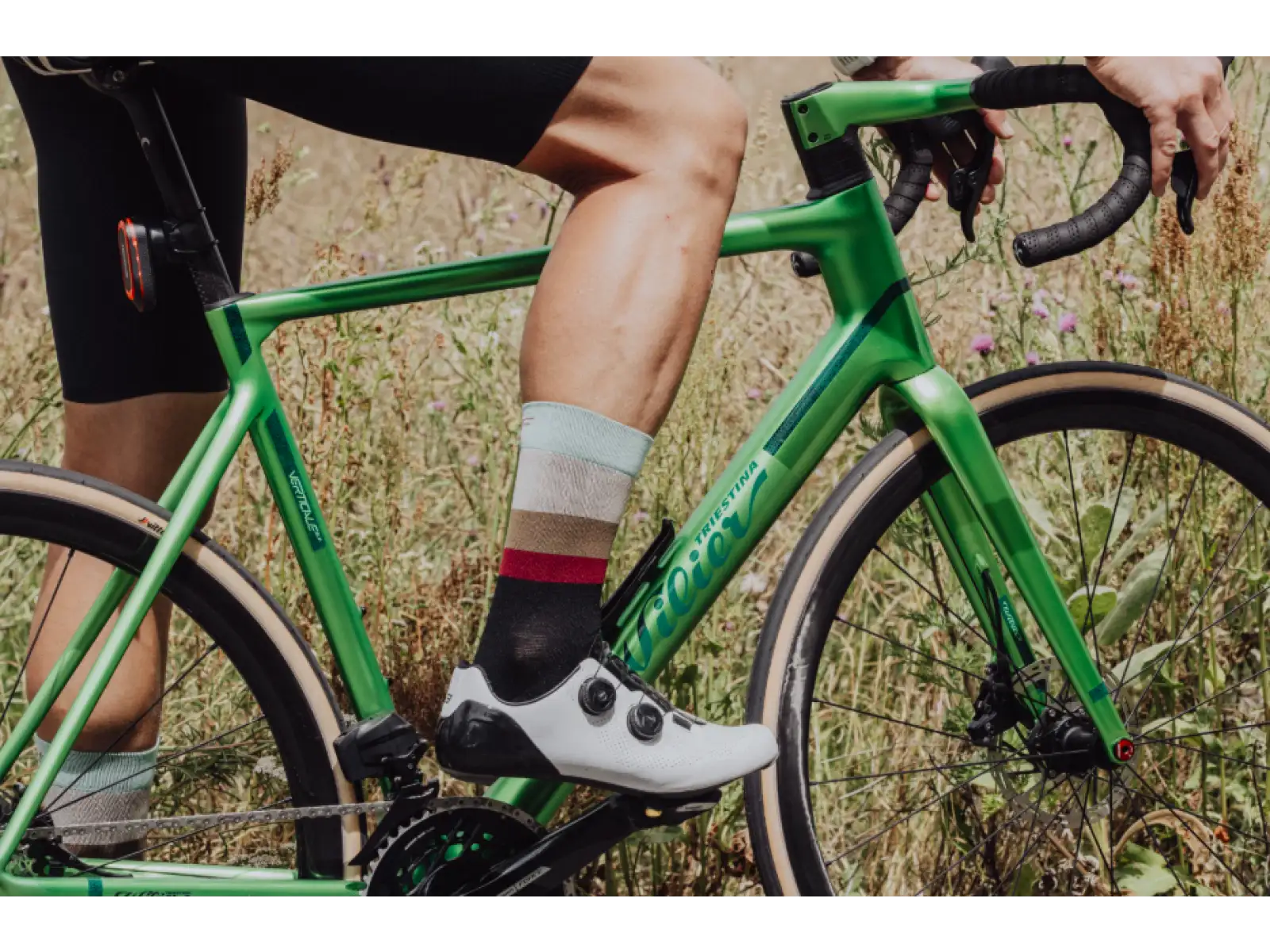 Force Freedom cyklistické ponožky čierna/mint