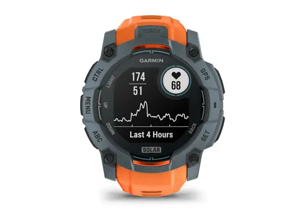 Garmin Instinct 3 Solar 50 mm smart hodinky Twilight/Solstice remienok
