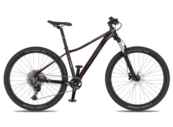4Ever Frontbee Lady 27,5" dámsky horský bicykel Dark wine/silver