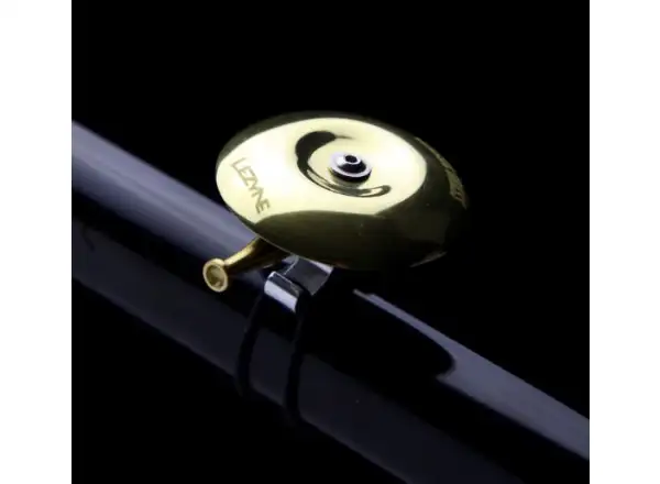 Lezyne Classic Shallow Brass zvon zlatý/čierny