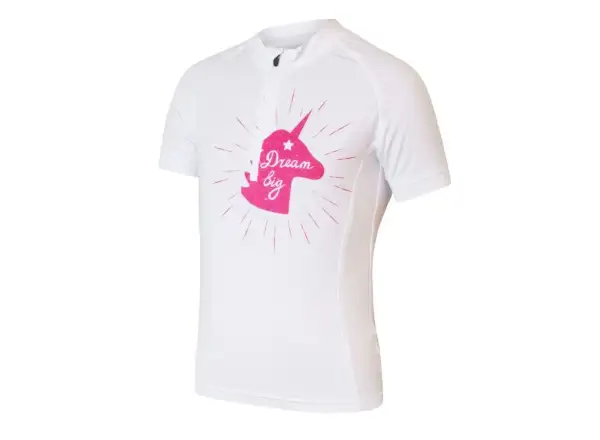 Sensor Coolmax Entry detský dres krátky rukáv Snow White Unicorn