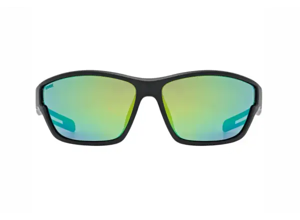 Uvex Sportstyle 806 okuliare Black Matt/Mirror Green