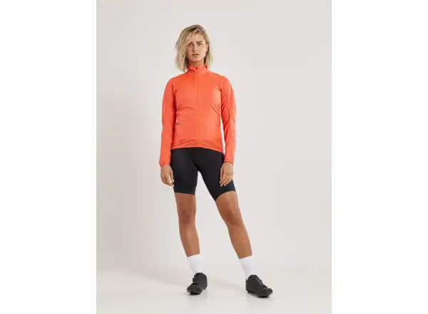 Craft ADV Essence Light Wind dámska cyklistická bunda oranžová