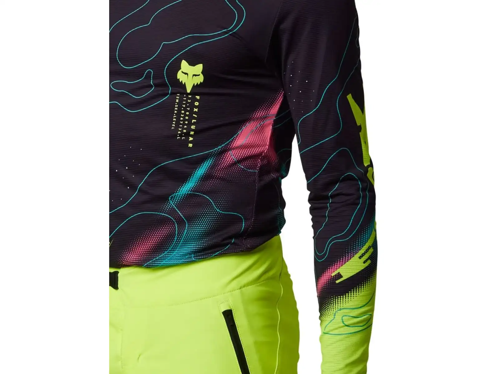 Fox Flexair Lunar pánsky dres dlhý rukáv Black