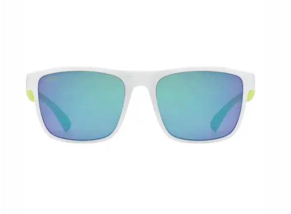 Uvex Rookie detské okuliare White/Lime Matt/Mirror Green