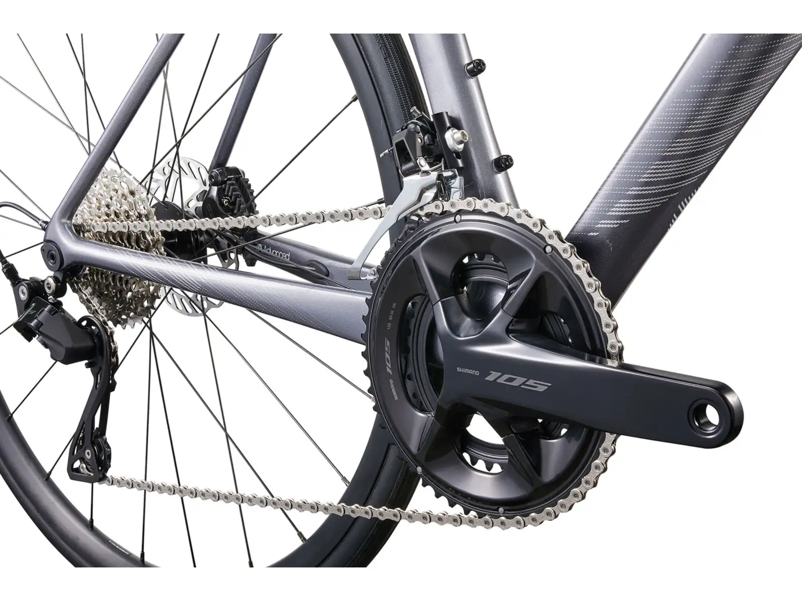 Liv Langma Advanced 2 Disc cestný bicykel Liquid Metal