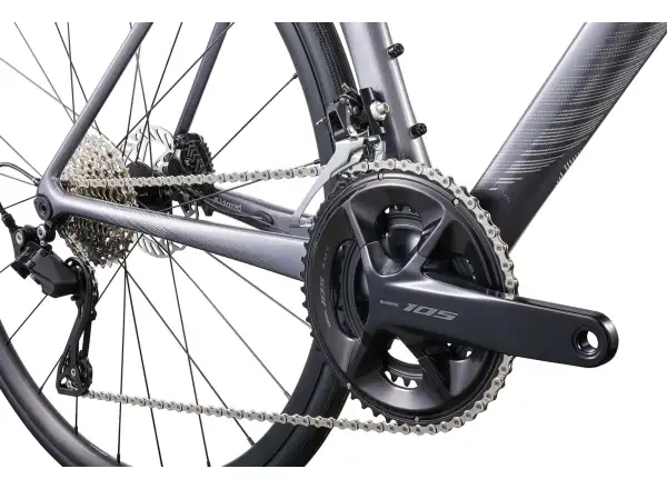 Liv Langma Advanced 2 Disc cestný bicykel Liquid Metal