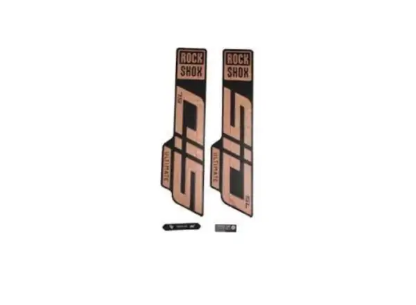 Rock Shox Nálepka SID Ultimate 27,5"/29"9 Matná meď / lesklá čierna