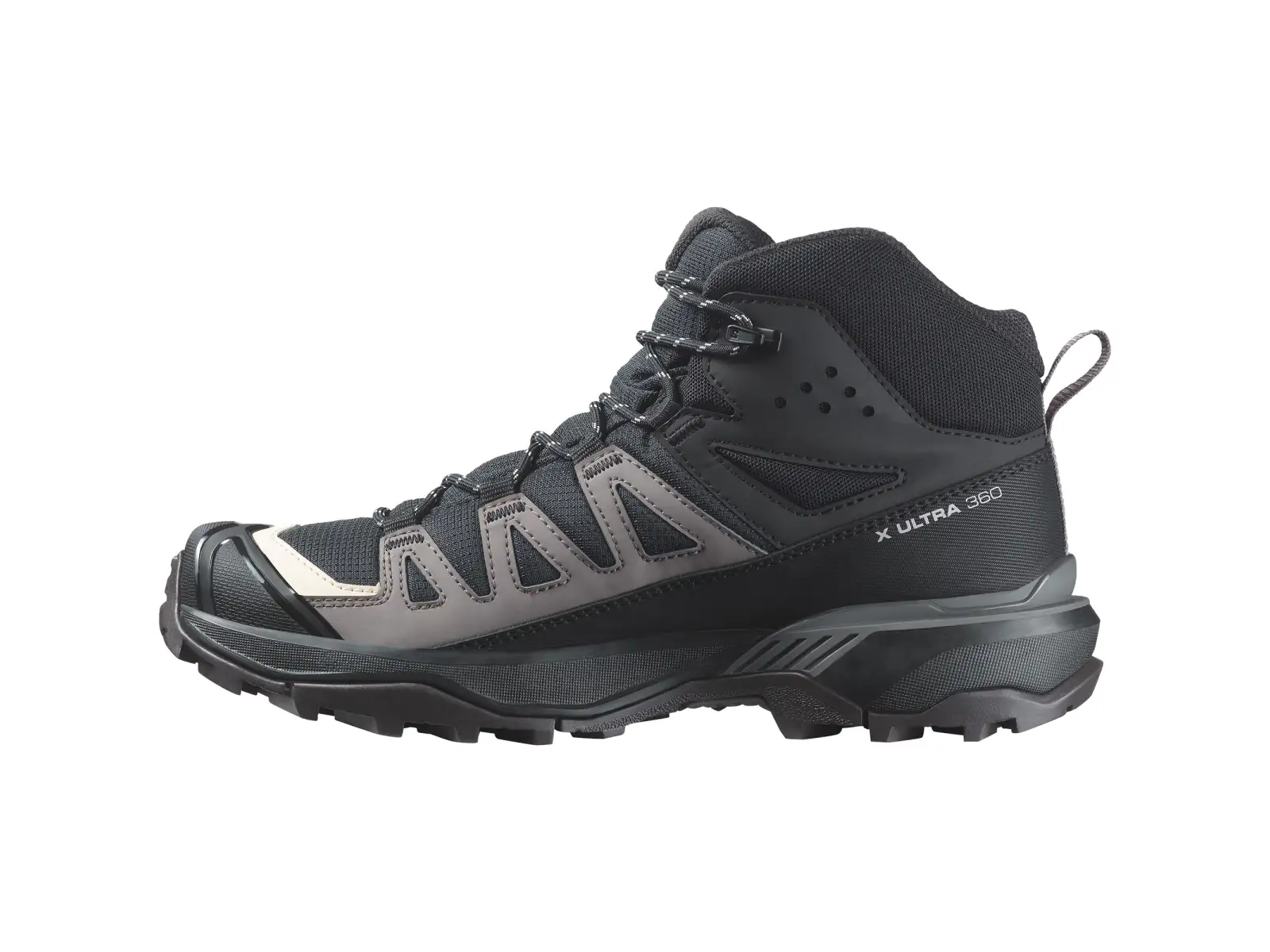 Salomon X Ultra 360 MID GTX dámska turistická obuv Black/Plum Kitten/Shale