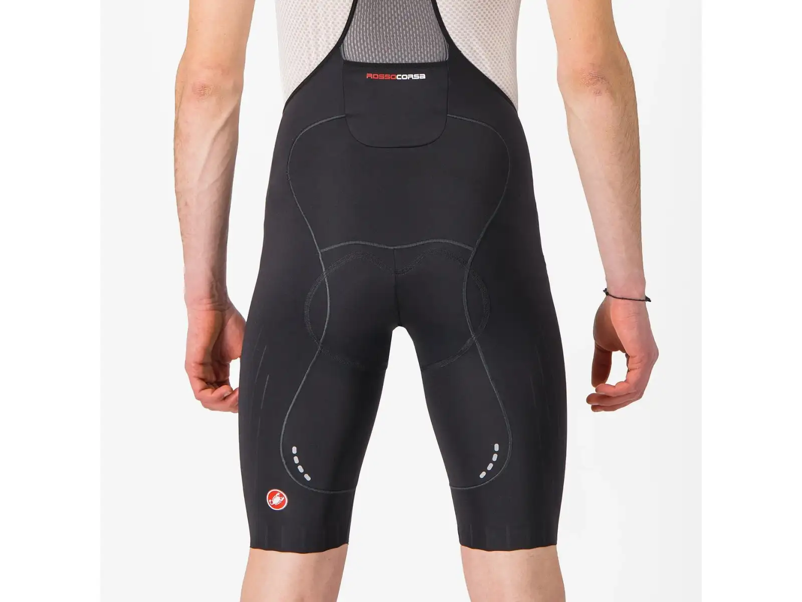 Castelli Free Aero Race pánske kraťasy s vložkou a trakmi Black