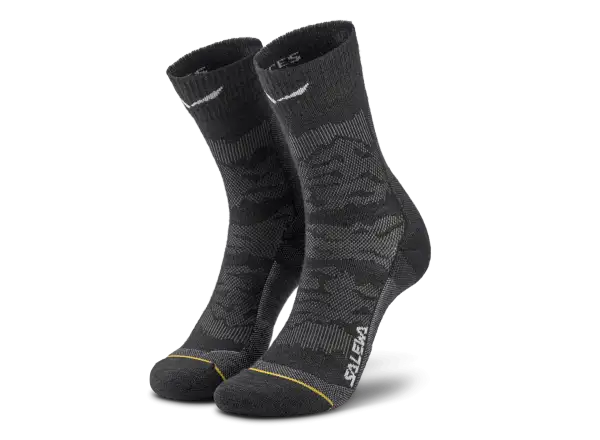 Salewa Ortles Merino Crew dámske ponožky Black Out