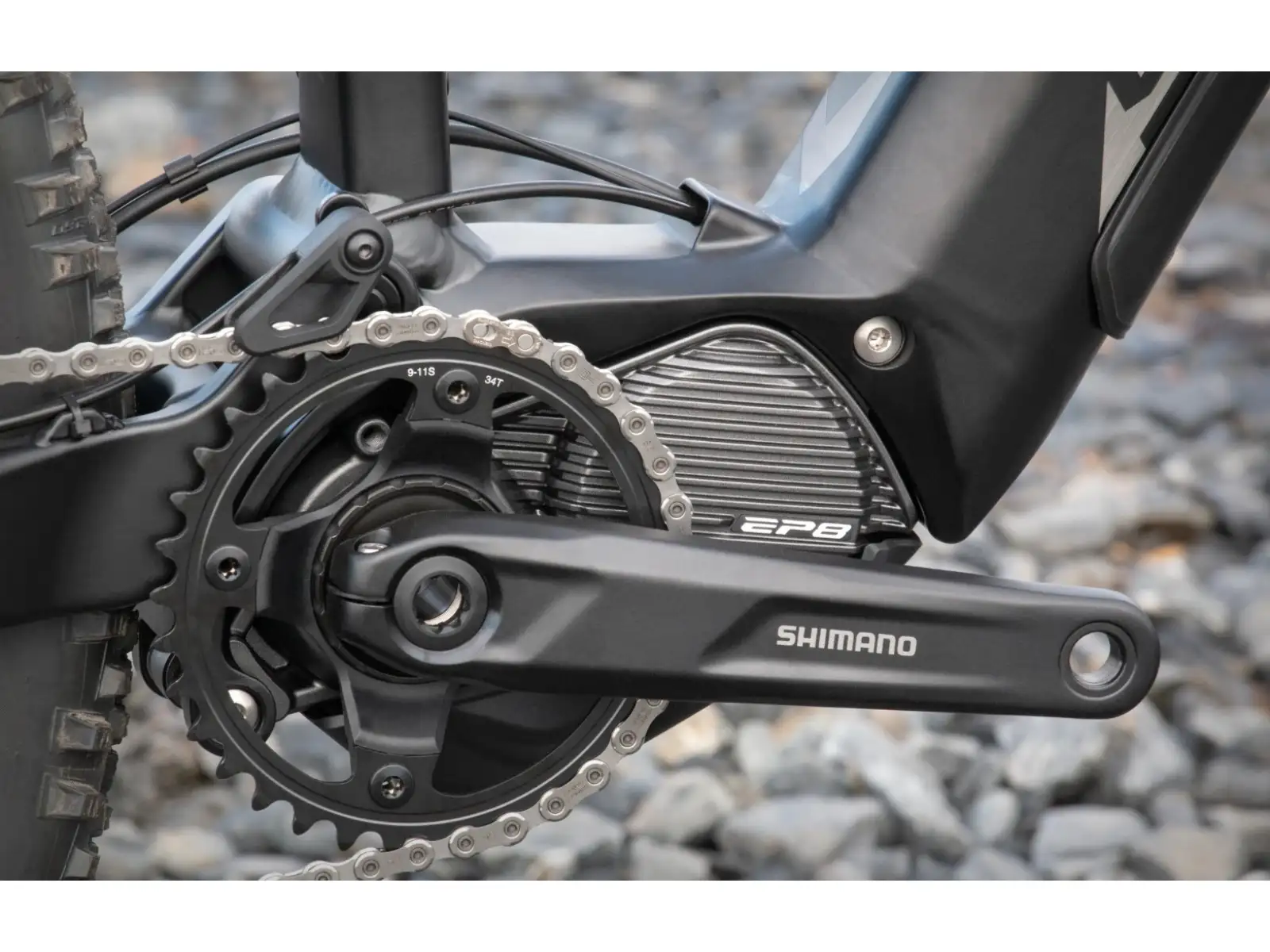 Superior eXF 8089 celoodpružený e-bikeMatte Black/Chrome Silver