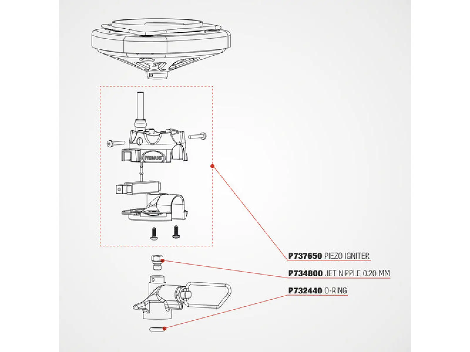 Primus Lite Stove System kempingový varič