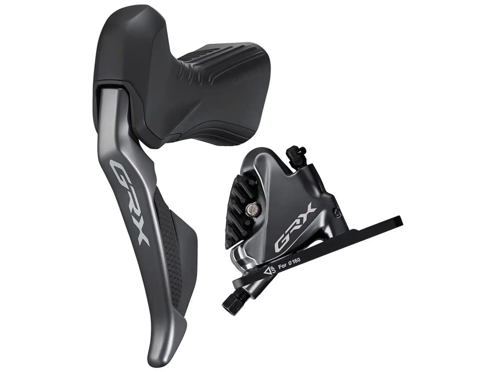 Shimano GRX Di2 ST-RX815 + BR-RX810 2x11 sp. ľavá radiaca a brdová páka a strmeň