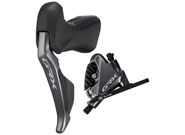 Shimano GRX Di2 ST-RX815 + BR-RX810 2x11 sp. ľavá radiaca a brdová páka a strmeň