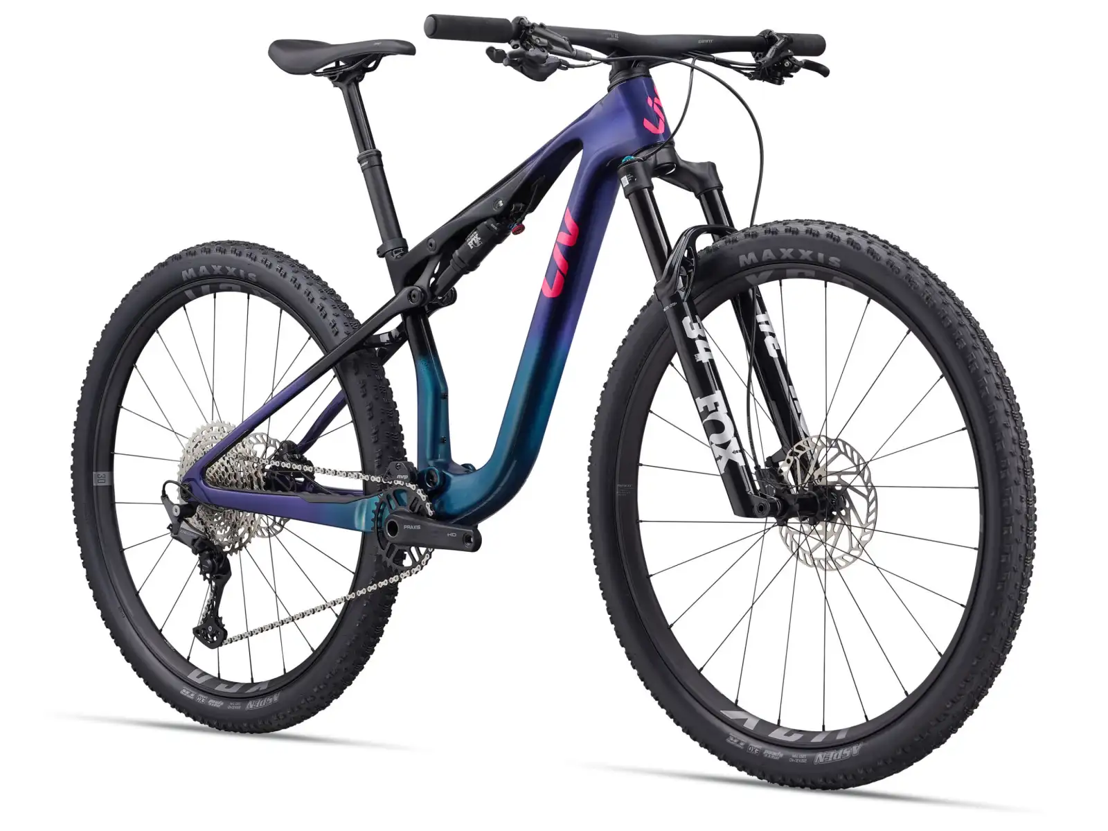 Liv Pique Advanced SL 3 horský celoodpružený bicykel Deep Cove/Sea Sparkle