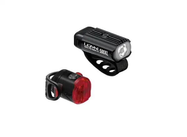 Lezyne Hecto Drive 500XL / Femto USB-C sada svetiel Black