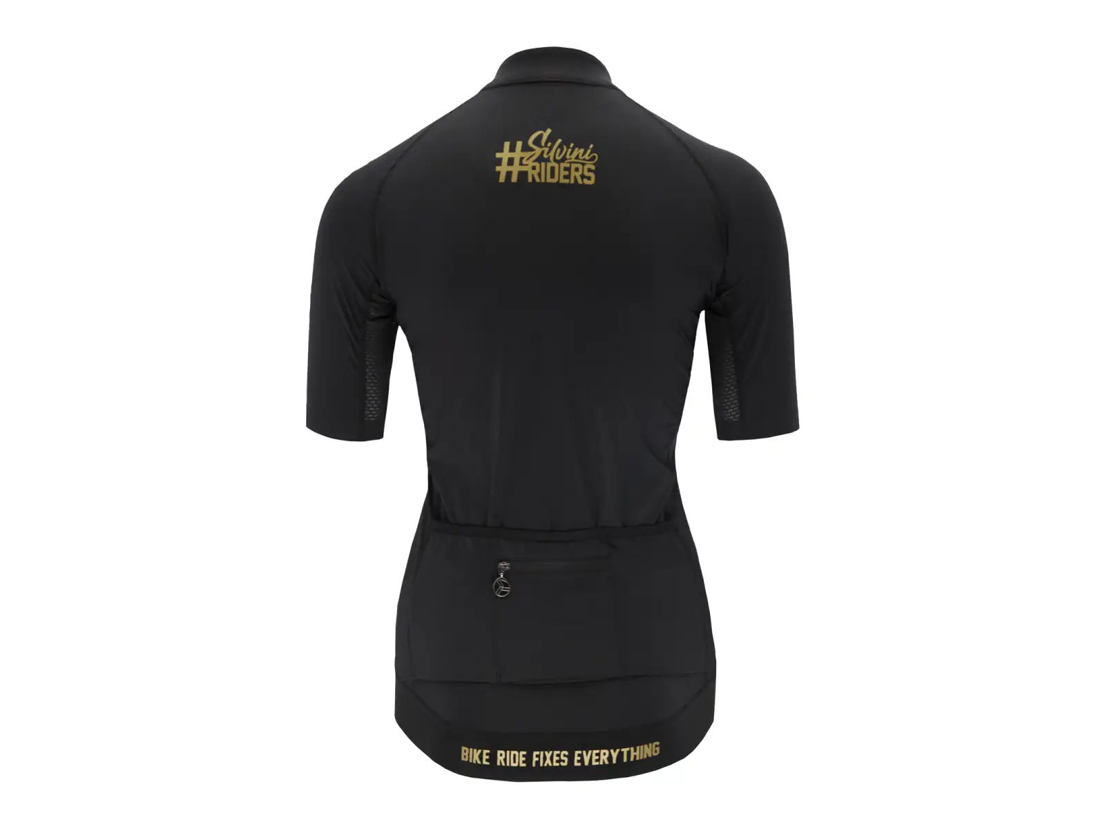 Silvini Mottolina Dámske tričko s krátkym rukávom Black/Gold