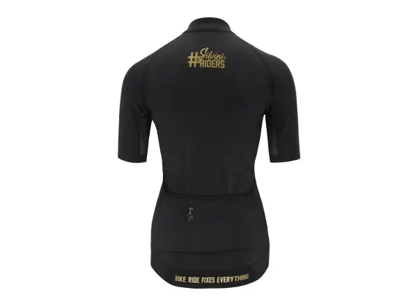Silvini Mottolina Dámske tričko s krátkym rukávom Black/Gold