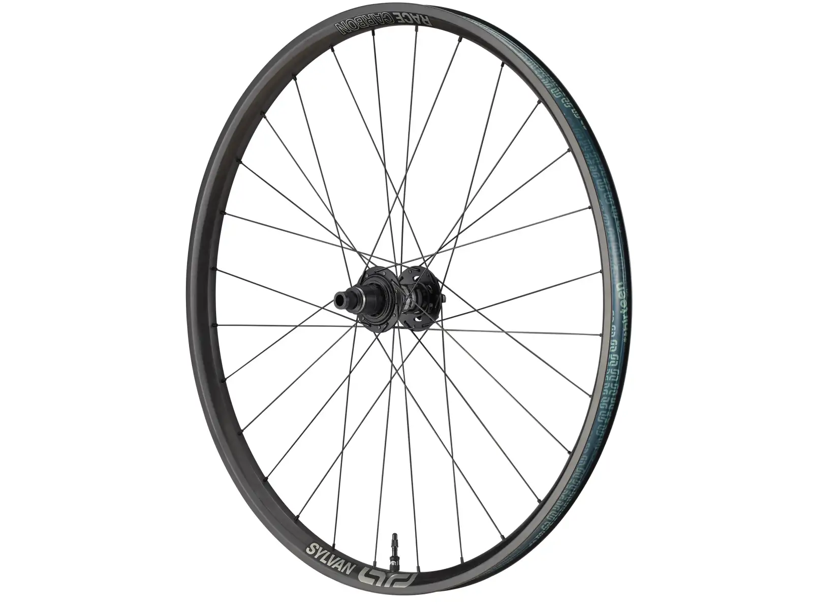 E-13 Sylvan Race Carbon Super Boost 27,5" zadné pletené koleso orech XD čierne