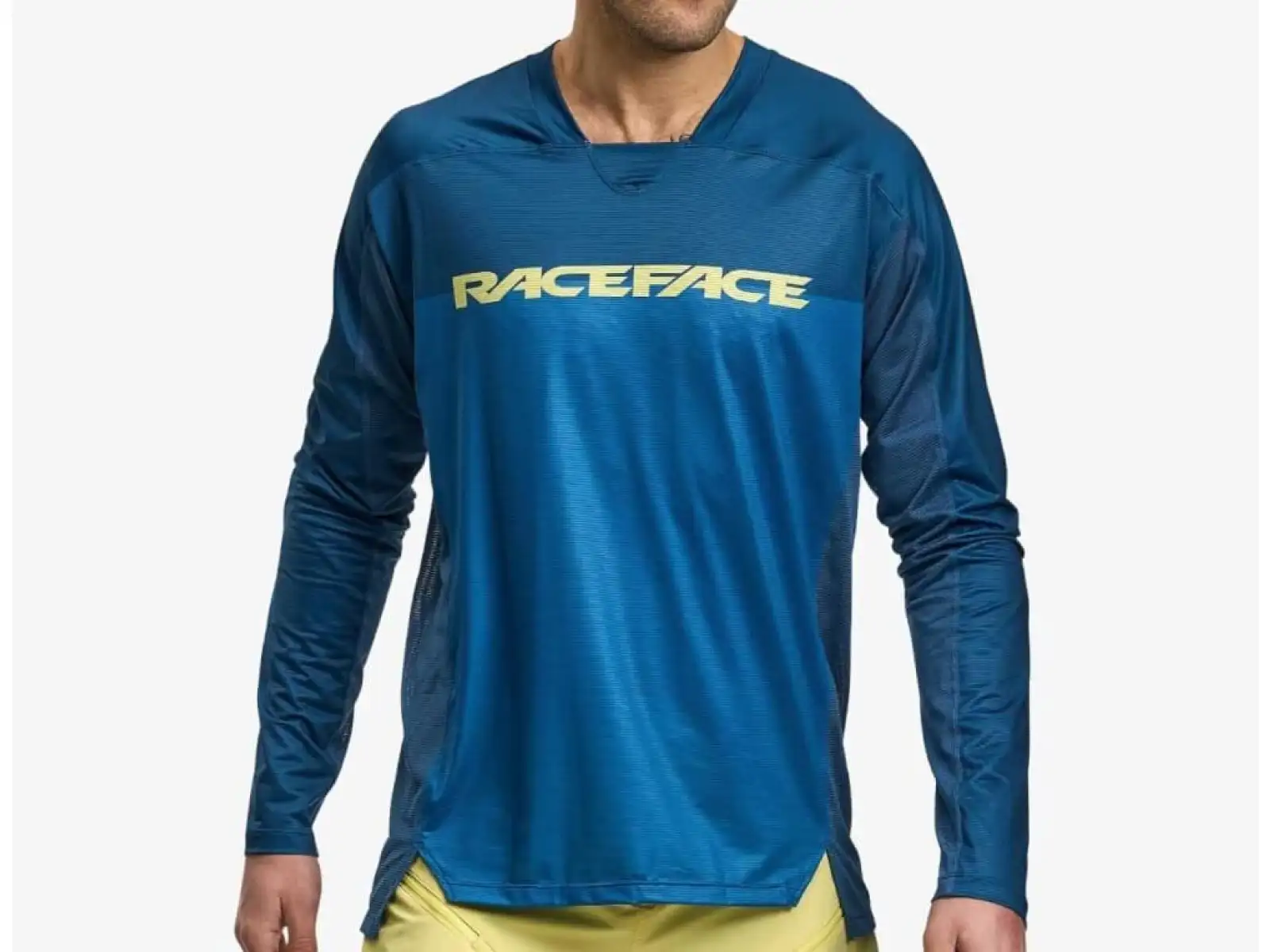 Race Face Diffuse pánsky dres s dlhým rukávom navy